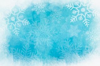 水彩画冬季背景