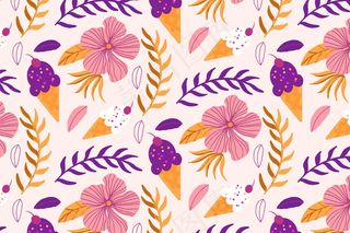 用于缩放的夏季图案背景