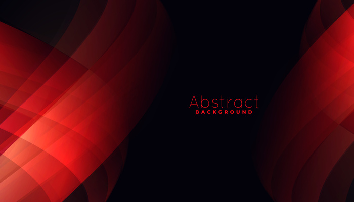 抽象的红色背景和曲线形状