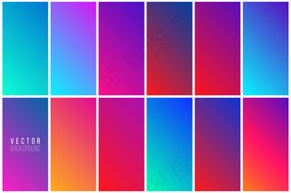 抽象彩色背景集