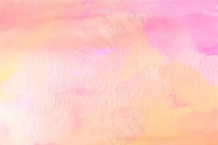 淡橙色和粉色水彩画背景eps,ai矢量模版下载