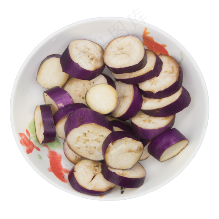 切好蔬菜茄子