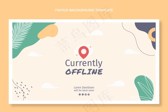 平面设计旅行抽搐背景