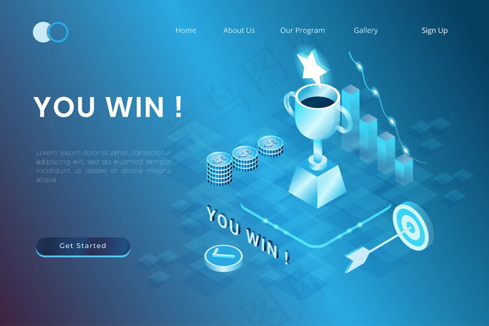 展示了冠军、领导、奖项等三维立体造型的成就