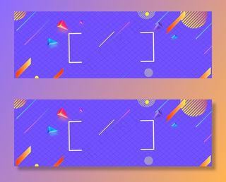 紫色时尚双十一返场双11淘宝banner