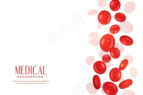 三维医学概念背景下的红细胞 三维医学概念背景下的红细胞