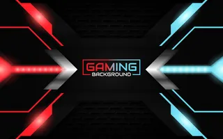 抽象的未来轻红色和蓝色游戏背景