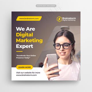 数字商业营销社交媒体贴吧和广场宣传单,DM传单