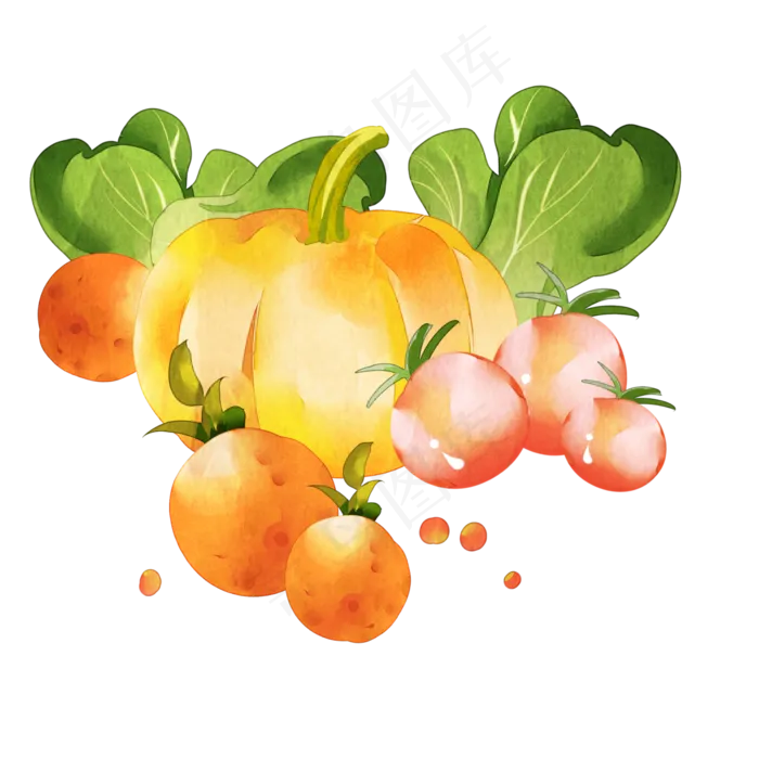 成熟果蔬(3000X3000(DPI:300))psd模版下载
