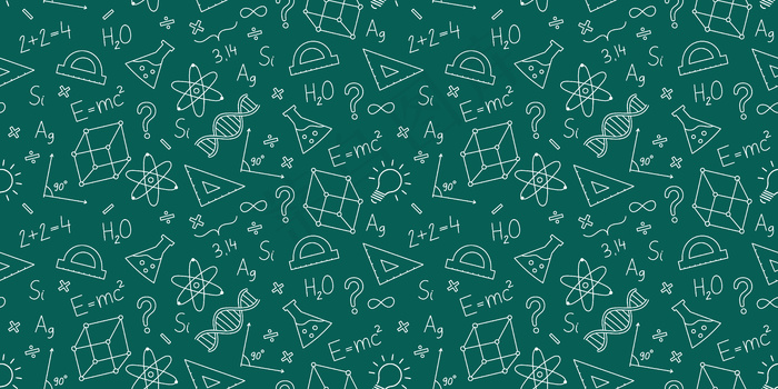 学校无缝科学模式公式化学物理几何数学eps,ai矢量模版下载