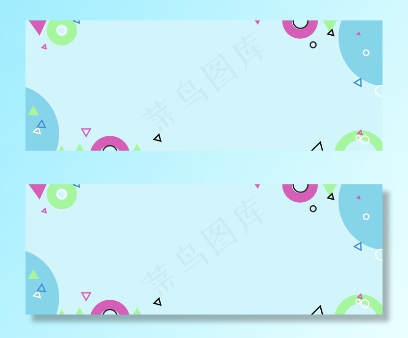 撞色孟菲斯女装banner(1920*700px 	       )psd模版下载