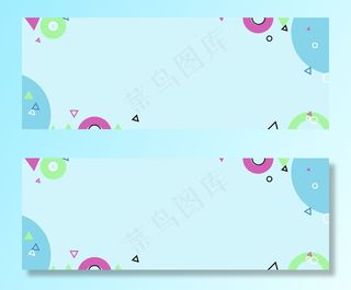 撞色孟菲斯女装banner