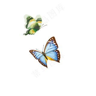 飞舞的蝴蝶元素