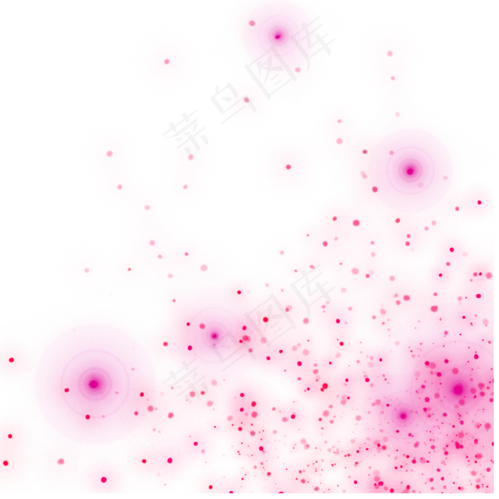 粉色闪烁光点七夕情人节(2000X2000(DPI:300))psd模版下载