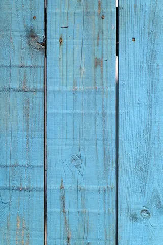 蓝色木质栅栏纹理背景