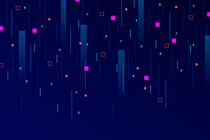 抽象像素雨背景eps,ai矢量模版下载