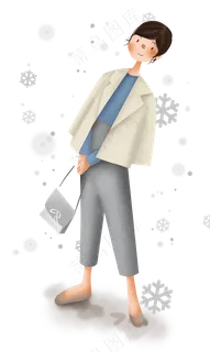 秋装冬装都市时尚白领