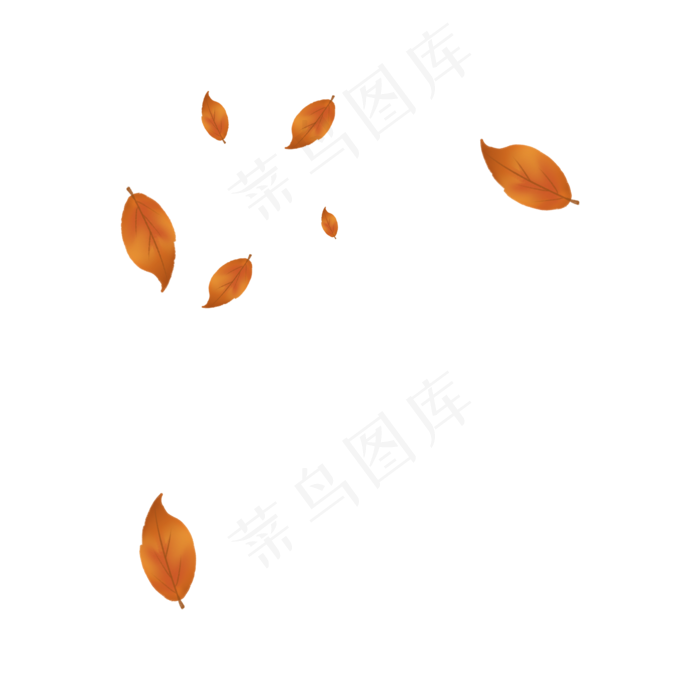 秋季凋零的树叶(2000*2000px 300 dpi )psd模版下载