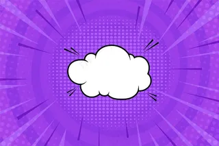 平面设计中的喜剧风格背景