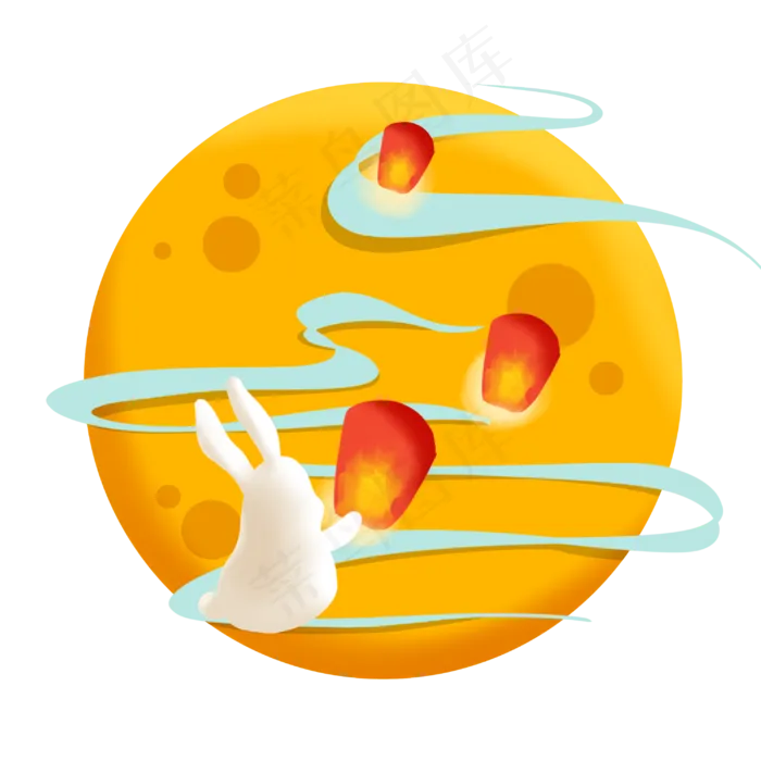 中秋月圆(3000X3000(DPI:300))psd模版下载