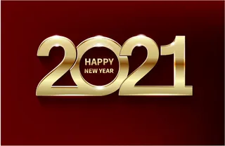 背景庆祝新年在现在的魔术邮政。节日圣诞装饰模板的节日设计