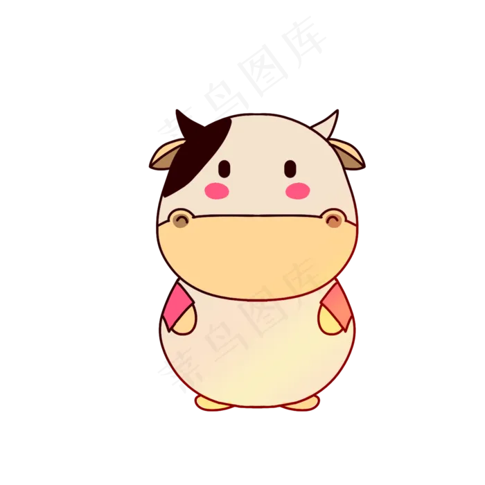 牛牛小牛(2000X2000(DPI:300))psd模版下载