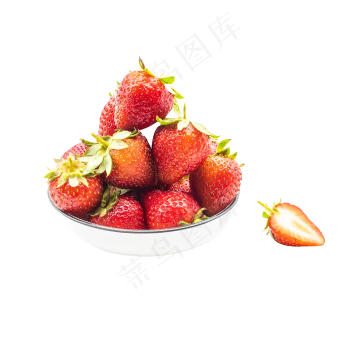 一盘水果草莓(2000X2000(DPI:300))