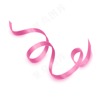 紫色可爱飘带丝带彩带