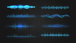 均衡器波集，矢量图