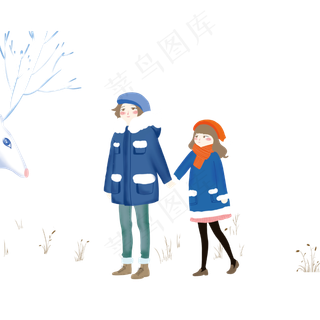 七夕情人节浪漫的情侣手牵手