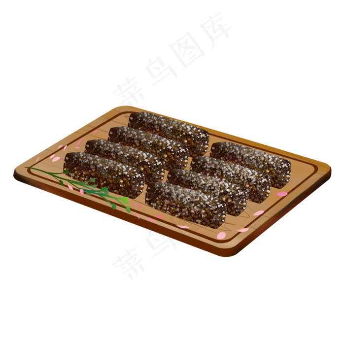 黑芝麻酥块(3000X3000(DPI:300))psd模版下载