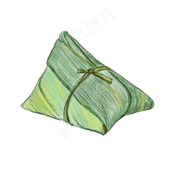 端午节绿色粽子(2000X2000(DPI:300))psd模版下载