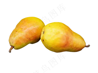 黄色水果太婆梨