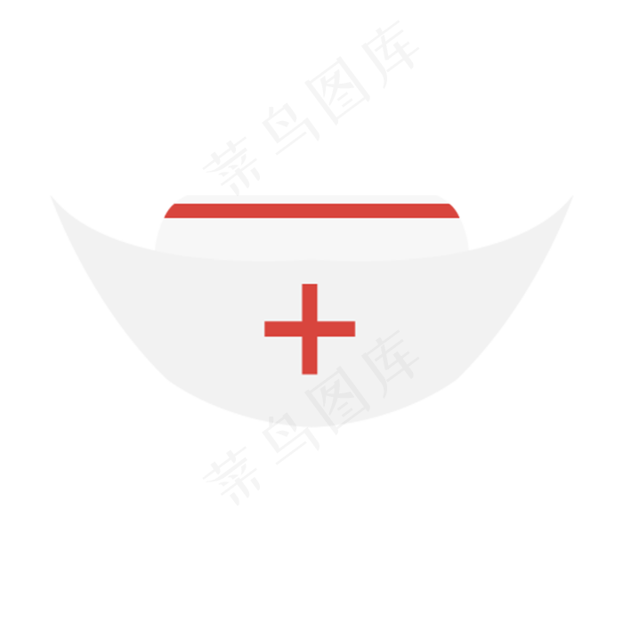 护士帽帽子(2000*2000px 300 dpi )ai矢量模版下载