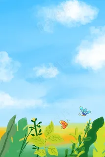 惊蛰二十四节气手绘psd分层banner 惊蛰二十四节气手绘psd分层banner