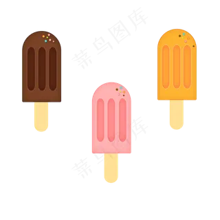 处暑冰棍雪糕巧克力夏天冰激凌清