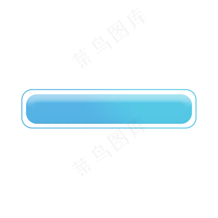 手绘蓝色按钮装饰,免抠元素(2000*2000px 300 dpi )psd模版下载
