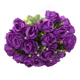 紫色玫瑰花束