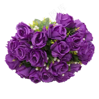 紫色玫瑰花束
