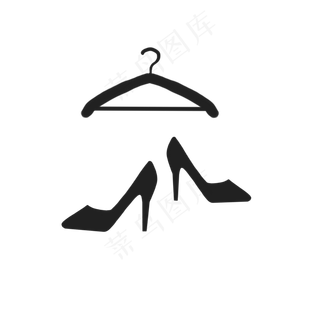 妇女节装饰黑色PNG,免抠元素