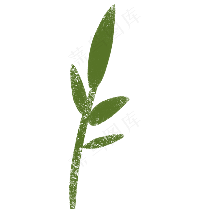 嫩芽春季自然植物