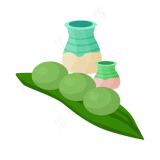 清明节青团和酒插图 清明节青团和酒插图