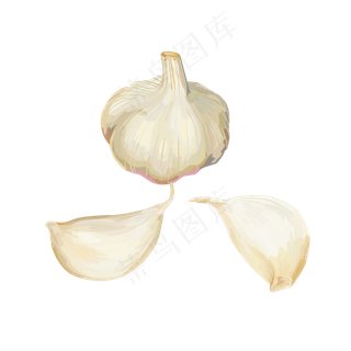 手绘卡通食材设计素材,免抠元素