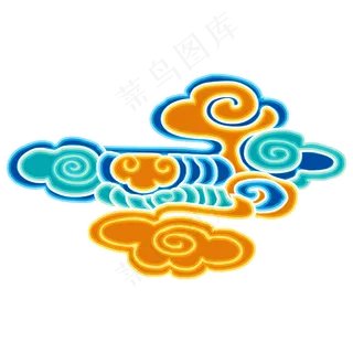 中国风七彩祥云