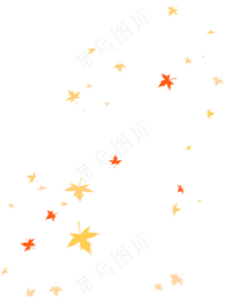 手绘秋天枫叶下载,免抠元素