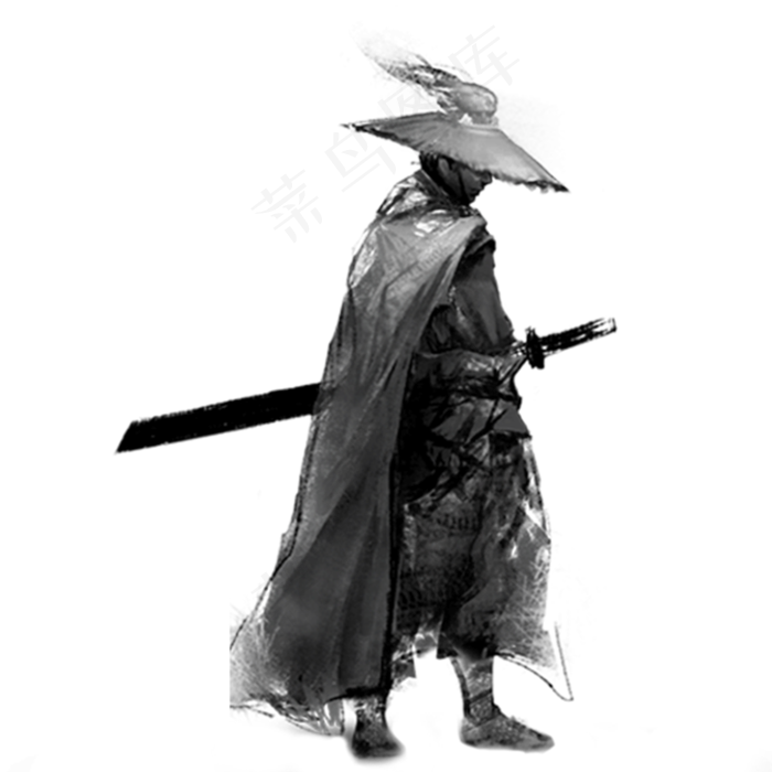 武侠人士,免抠元素(2000*2000px 300 dpi )psd模版下载