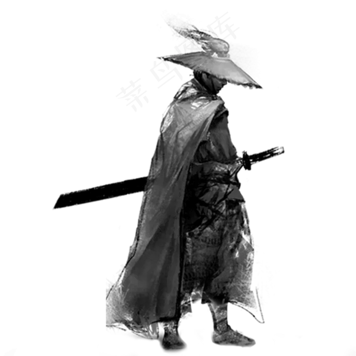 武侠人士,免抠元素(2000*2000px 300 dpi )psd模版下载