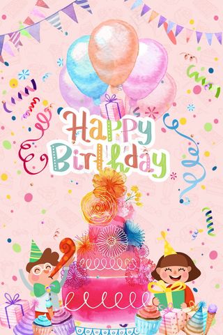 生日快乐海报