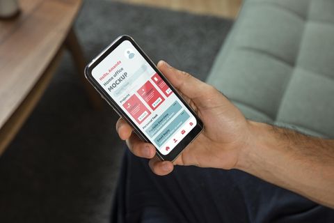 近景手持智能手机