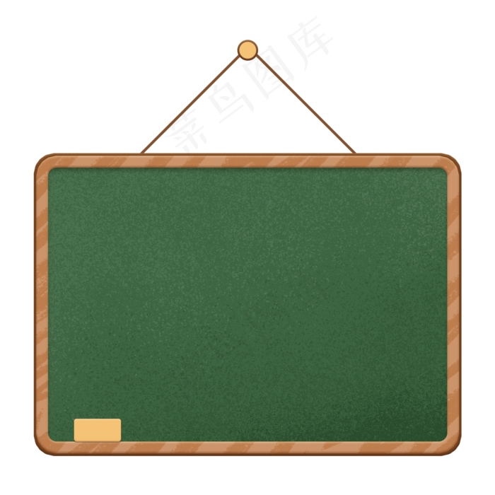 教师节卡通木边黑板